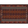 thumbnail image 1 of Ahgly Company Machine Washable Indoor Rectangle Traditional Saffron Red Area Rugs, 8' x 10', 1 of 7