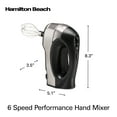 Hamilton Beach 6 Speed Performance Hand Mixer, Includes Case, 5