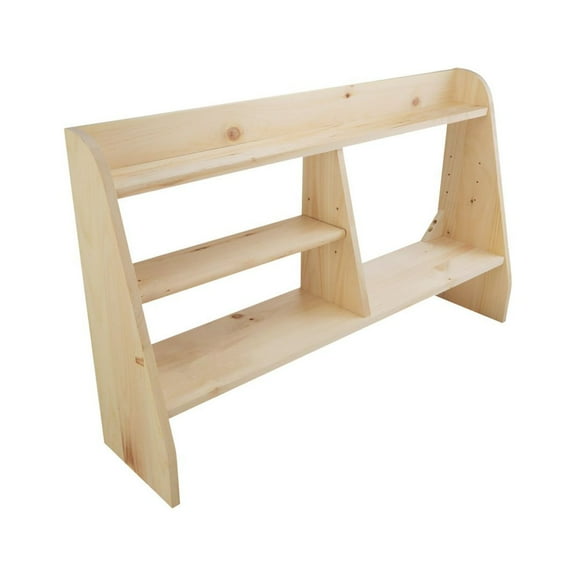 Renovators Supply Computer Shelves Unfinished Pine Wood Shelf Kit