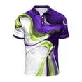 thumbnail image 4 of Bibifish Mens Polo Shirts Short Sleeve Graphic Golf Shirts Classic Fit Athletic Casual Daily Wear Tops, 4 of 4