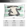 thumbnail image 2 of Balery Cute Raccoon Funda de Cojín Estampada, Regalos para Mujeres, Regalos de Amor para Ella, Regalos para Novia o Esposa, Funda de Almohada-14"x20", 2 of 6