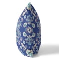 thumbnail image 3 of Amrita Sen Broadcloth Zippered Pillow With Blue Off White CAPL297BrCDSZP26x26, 3 of 5