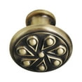 thumbnail image 4 of Utopia Alley 25pcs Ceil Cabinet Ring Pull Knob - Decorative Cabinet Drop Pull Knobs for Cabinets and Drawers - Vintage Cabinet Hardware with Hand Finished Antique Brass - Metal Drawer Pull Knobs 1.2", 4 of 7