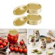 thumbnail image 5 of Tapas latado de 24 Piezas Tapas latado de Boca Regular Tapas latado a Prueba de Y Reutilizables para Almacenamiento 70 mm Soledad tapas de frascos de conservas, 5 of 10