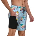 thumbnail image 2 of KLL Gnome Pool Party for Mens Swim Trunks Quick Dry Swim Shorts with Built-in Compression Liner Funny Swimwear Bathing Suits-XX-Large, 2 of 6