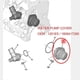 thumbnail image 5 of Car Water Pump Cover for Peugeot Citroen C2 C3 C4 1201E5 1609417280, 5 of 5