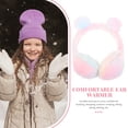 thumbnail image 3 of CTIRCHIU Cache-Oreilles Kawaii Cache-Oreilles Doux Rose 1Ensemble Adorable Protection des Oreilles Camping, 3 of 8