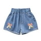 thumbnail image 1 of Odeerbi 3-10 Años Niñas Verano Pantalones Cortos Vaqueros Lazo Casual Sports Shorts Con Bolsillos, 1 of 3
