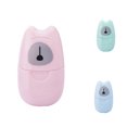 thumbnail image 4 of serony 50pcs/Box Travel Soap Paper Washing Hand Clean Soap Portable Paper Soap Blue 1Set, 4 of 6