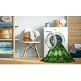 thumbnail image 2 of Ahgly Company Tapis d'Intérieur Rond Lavable en Machine Vert Émeraude Profond Transitionnel, 8 Pieds Rond, 2 of 7