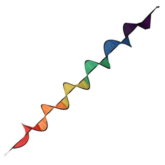 EeaseCA Spiral Rainbow Wind Tent Garden Outdoor Lawn Decoration Nylon Colorful
