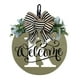 thumbnail image 1 of Placa decorativa personalizada para la puerta principal de madera y placa para la entrada de la casa, cartel de puerta durante todo el año, 1 of 1