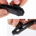 thumbnail image 4 of 12Pcs Tarp Clip Clamp, Heavy Duty Tarpaulin Clips Set Instant Awning Clamp for Tents Tarp Caravan Garden Shade Cover, Black,8*3*2.5cm, 4 of 5