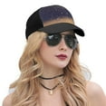 thumbnail image 5 of Yiaed Gold Black Glitter Print Baseball Cap Dad Hat Polo Style Plain Blank Adjustable Size, 5 of 5