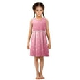 thumbnail image 6 of Girls Dress Little Love Sleeveless Dress for Girls Hem A-Line Casual Sundress, 6 of 7