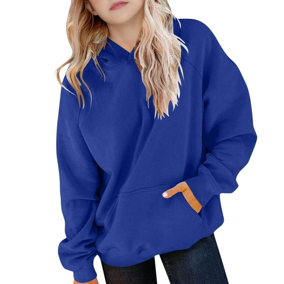 Coerni Hoodies for Teen Girl Cute Trendy Long Sleeve Oversized Hooded Sweatshirts Youth Tween Outerwear Winter Preppy Clothes