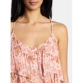thumbnail image 4 of Madden NYC Women's Sleeveless Tiered Tank Top, Sizes XXS-XXL, 4 of 5