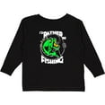 thumbnail image 3 of Inktastic I'd Rather Be Fishing Boys or Girls Long Sleeve Toddler T-Shirt, 3 of 5