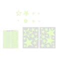 thumbnail image 1 of Bearachild 435 piezas pegatinas luminosas fondos de pantalla fluorescentes estrellas papel adhesivo PVC Pasters tema autoadhesivo calcomanías de Decoración del hogar 77GVerde435pcs, 1 of 6
