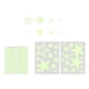 thumbnail image 1 of Pegatinas Luminosas Wosthever 435 Piezas Papel Tapiz Fluorescente Luna PVC, 1 of 6