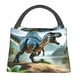 thumbnail image 1 of Balery Lake Forest Dinosaur A Bolsa de Aislamiento Portátil – Bolsa de Almuerzo con Forro de Aluminio Mejorado, Funda Impermeable y Fácil de Limpiar para Picnic y Caja de Almuerzo, 1 of 6