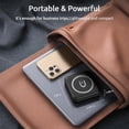 thumbnail image 3 of Cargador Inalámbrico 3 en 1 para iPhone, Estación de Carga 3 en 1 Magnética Plegable, Cargador de Viaje para Múltiples Dispositivos para iPhone, Air Pods, iWatch - Blanco, 3 of 19