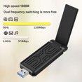 thumbnail image 4 of WiFi6 Wireless Dongle Network Card 1800Mbps Adaptador de red inalámbrica de alta velocidad Barbie Nuevos Originales, 4 of 9