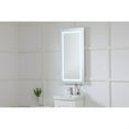 thumbnail image 3 of Helios 20in x 40in Hardwired LED mirror with touch sensor and color changing temperature 3000K/4200K/6400K, 3 of 5