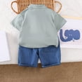 thumbnail image 5 of RTKFRFLM Boys Dinosaur Outfits 2 Piece Set Short Sleeve T Shirt And Shorts Fall Casual Play Toddlers Clothes Clothing Sets,Size 7-8 Years, 5 of 7