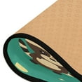 thumbnail image 4 of Raccoon Repeat Pattern Elegant Area Rug 72" x 24" Non-Slip Polyester with Cotton Padding, 4 of 7