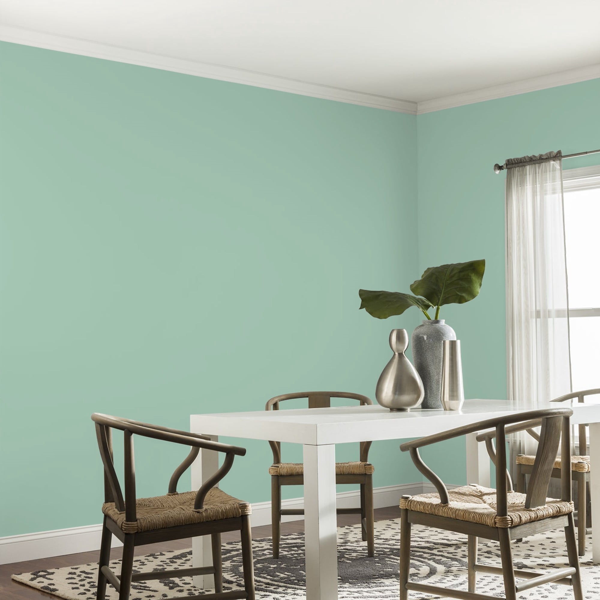 Glidden High Endurance Plus Green Silk Eggshell Interior Paint and Primer, 1 Quart