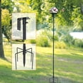 thumbnail image 2 of Urban Deco Bird House Pole Mount Kit 80 Inch - Adjustable Hummingbird Bird Feeder Post Support Rod Universal Stand Set with 5 Prongs for Outdoor, Yard, Garden Decor, Black, 2 of 7