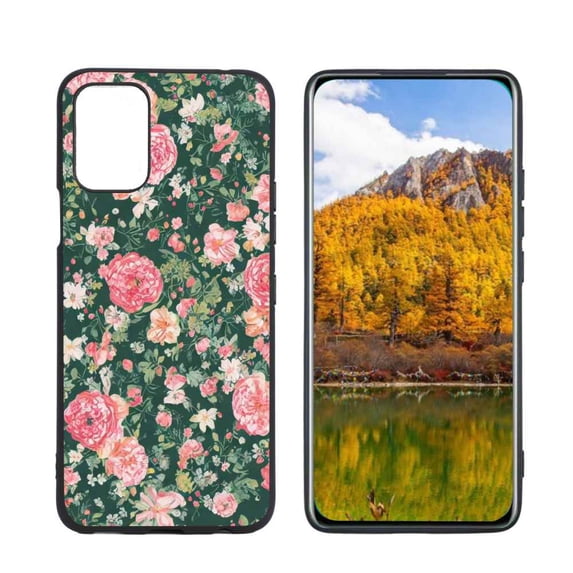 Compatible with LG K62 Phone Case, Floral-29 Case Men Women, Flexible Silicone Shockproof Case for LG K62