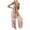 Pink, variant on Fashion Jumpsuits for Women Tie Dye Printed Casual Loose Fit Overalls Summer Boho Wide Leg Pants Rompers Long Playsuit Beach Outfits with Pockets Pink M