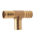 thumbnail image 3 of Conector de manguera Sharpla 3/4 ID en T de latón 3 vías, 3 of 8