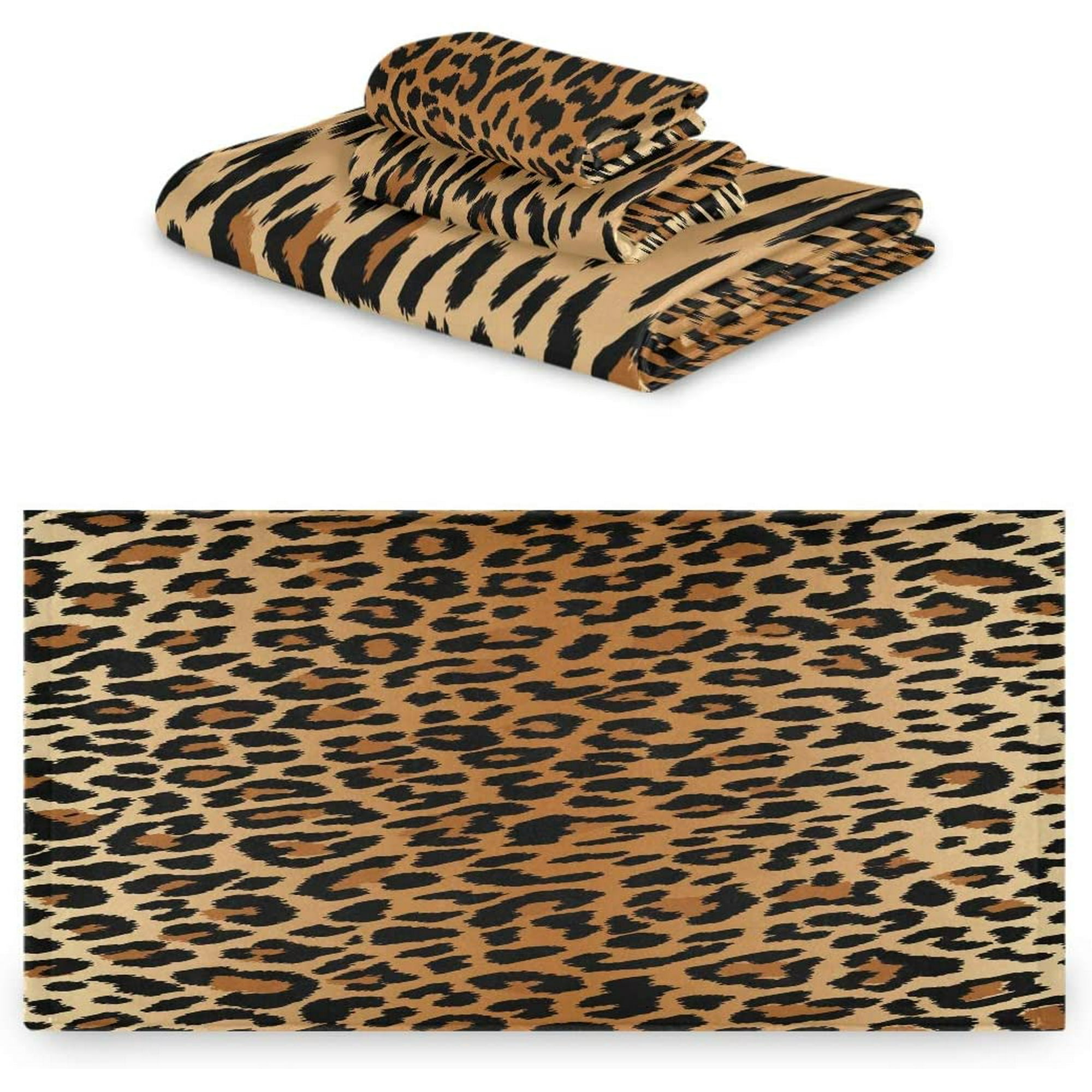 Towel Set Fashion Colorful Leopard Animal Print Bathroom Towels Ultra Soft Hand Towels Face Towel Washcloth for Gym Spa Cooking 3 Pcs | Walmart Canada Towel Set Fashion Colorful Leopard Animal Print Bathroom Towels Ultra Soft Hand Towels Face Towel Washcloth for Gym Spa Cooking 3 Pcs | Walmart Canada
