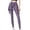Purple, variant on Augper Women's Large Size Sports Pants Fake Two-piece High Waist Skirt Yoga Pants Pocket Quick Dry Tight Buttock Lifting Running Pants