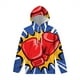 thumbnail image 3 of Sudadera con capucha con estampado de guantes de boxeo para hombre, sudadera deportiva con estampado 3D de fitness, sudadera holgada de manga larga, sudadera informal de calle, 3 of 4