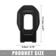 thumbnail image 4 of Cubierta de pestillo de capÃ³, cubierta de soportes de captura de bloqueo de capÃ³ para Jeep Wrangler JL JLU 2018 2019 2020 2021, juego de 2 negros Unique Bargains pasadores de capÃ³ automotriz, 4 of 7