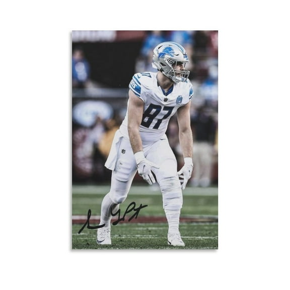 Sam LaPorta Poster Canvas Poster Poster Decorative Painting Canvas Wall Art Living Room Posters Bedroom Painting 24x36inch(60x90cm)