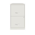thumbnail image 3 of Space Solutions 18 inch 2 Drawer Metal File Cabinet, Pearl White, 3 of 4