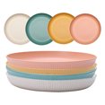 thumbnail image 1 of Assiettes en Plastique Réutilisables, Assiettes en Paille de Blé Légère, Assiettes à Salade, Assiettes de Camping, 1 of 5