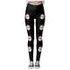 thumbnail image 4 of MKLEKYY Leggings deportivos para mujer Leggings para mujer Leggings de entrenamiento Pantalones con estampado navideño de bloques de color Leggings suaves y elásticos 3816, 4 of 4
