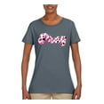 thumbnail image 2 of Wild Bobby Pray Bubble Letters Inspirational/Christian Women Graphic Tee, Charcoal, Large, 2 of 6