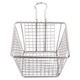 thumbnail image 4 of Square Mesh Frying Basket Strainer Mini Food Colander Mesh Fry Filter Mesh Basket for Potatoes Chips French Fries (Size L), 4 of 8