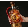 thumbnail image 4 of CaiYueKe Fire Extinguisher Decanter, Novel Beverage Dispenser, Food Safe Material Decanter, Tight Stopper Keeps Beverages Fresh, Gift for Beer Lovers and Collectors, Unique Glass Decanter, 4 of 5