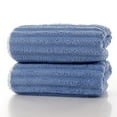 thumbnail image 2 of Bath Towel Skegnu Solid Color Fleece Towel Enlarged And Thickened Super Absorbent Corduroy Face Towel With Lanyard Size 13.7x29.5 Inches, 2 of 6