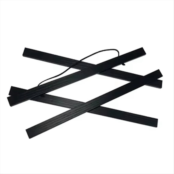 Magnetic Wooden Poster Hanger Photo Wall Art Canvas Print Picture Clip Living Room Home Decor Black,1 set x Folder,Black