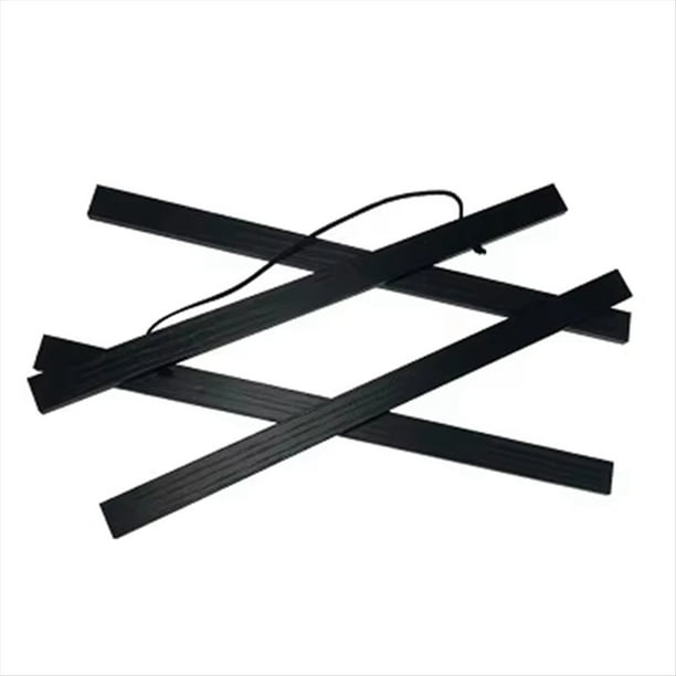 Magnética de Madera Poster Hanger Foto Arte de la Pared Impresión la Lona Imagen Clip Living Room Home Decor Negro