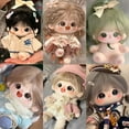 thumbnail image 2 of Muñeca de algodón de felpa Kawaii para niños, figura de súper estrella de peluche, sin atributos, puede cambiar la ropa, regalo para niños, 20cm, 2 of 5